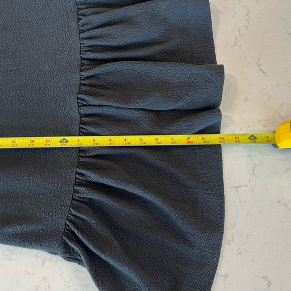 Anthropologie Maeve Black Sleeveless Dress with Ruffle Bottom Size Small - Picture 13 of 16